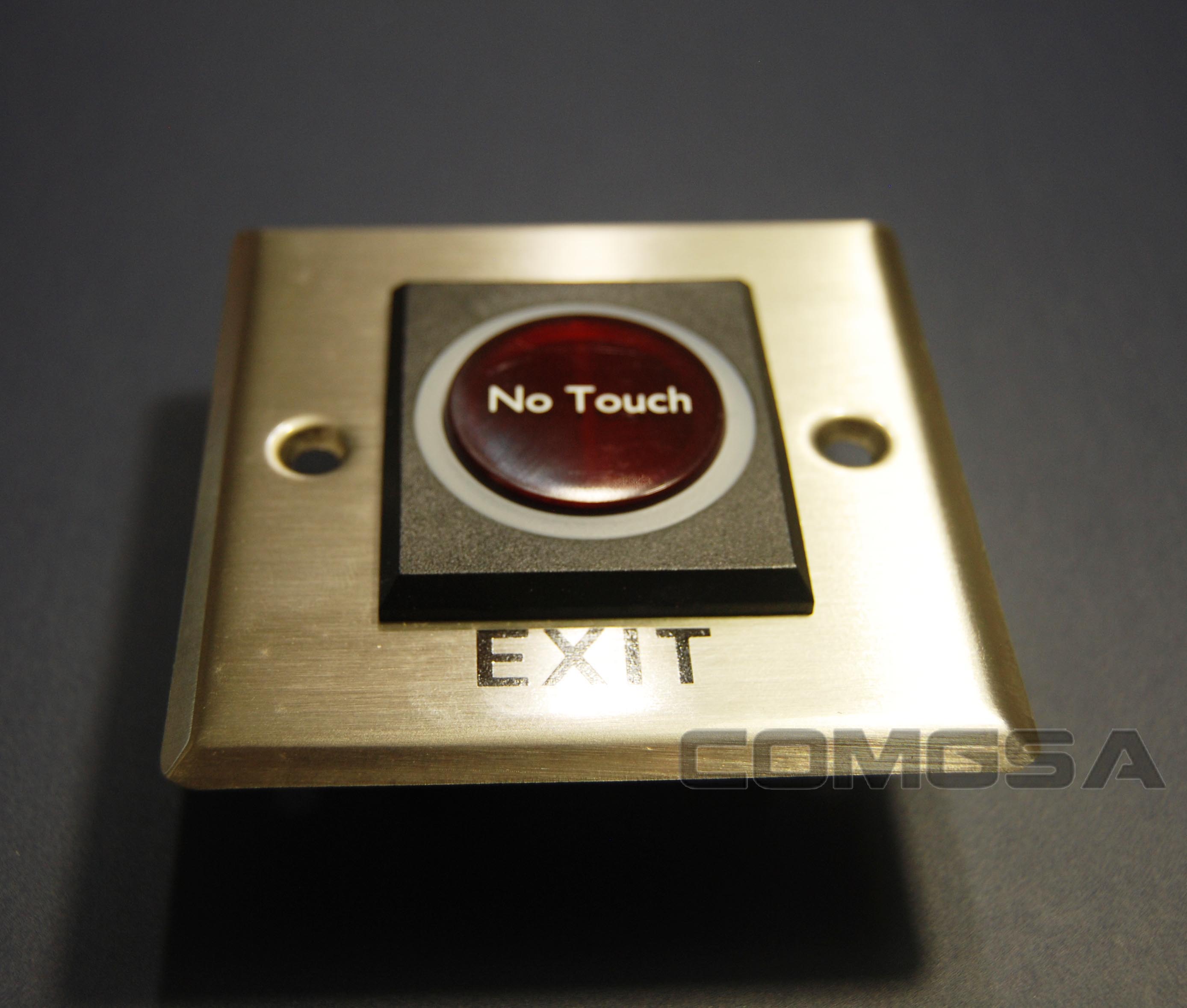 Botón No Touch de salida para control de acceso.