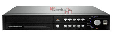 DVR para cámaras CCTV de 4 canales, con soporte para 2 Discos