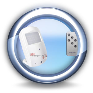Sensor de alarma con cÁmara espÍa, visiÓn nocturna y sensor de movimiento.